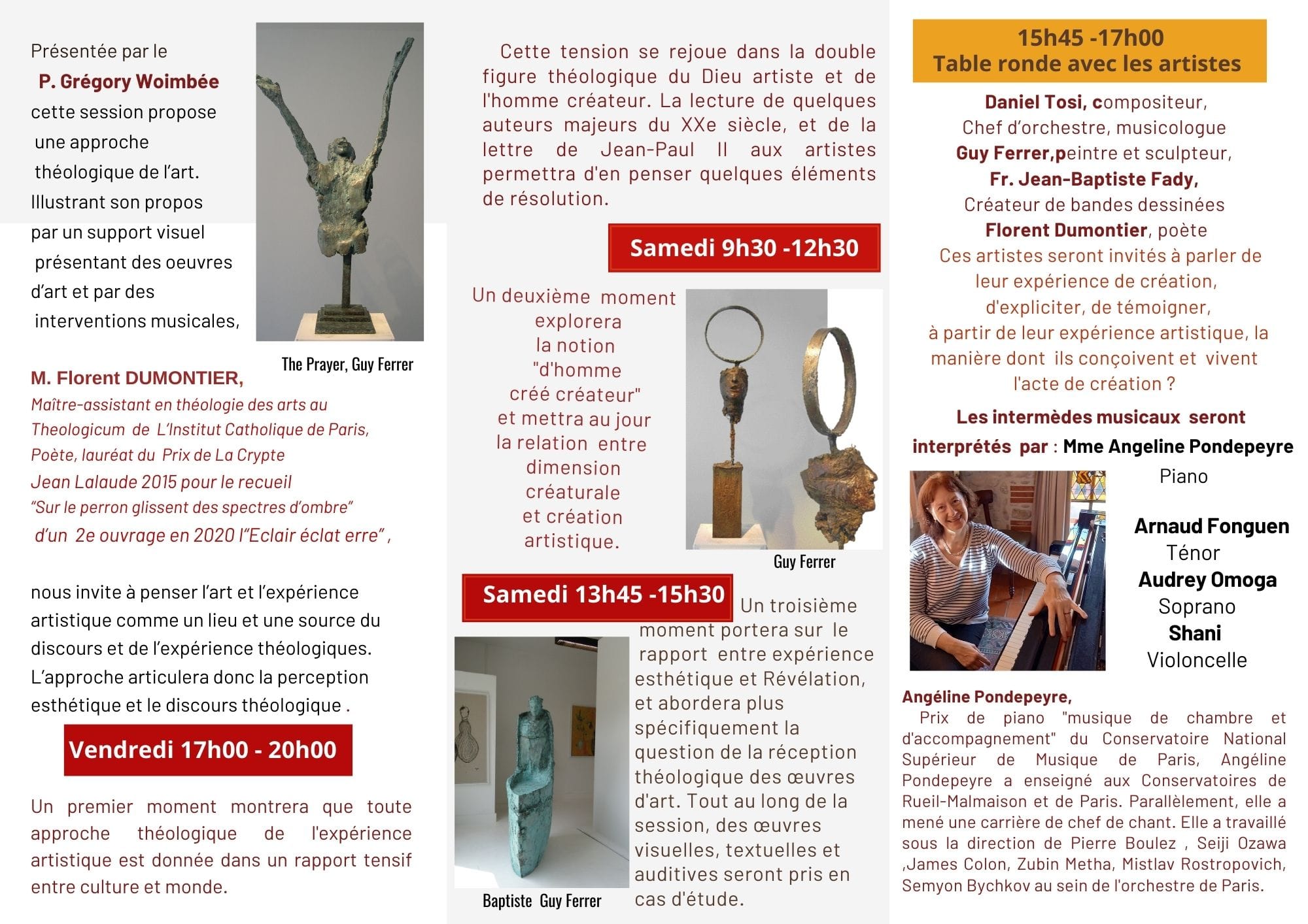 La "théologie des arts" les 24 et 25 mai au Parc Ducup avec le Centre Ramon Llull