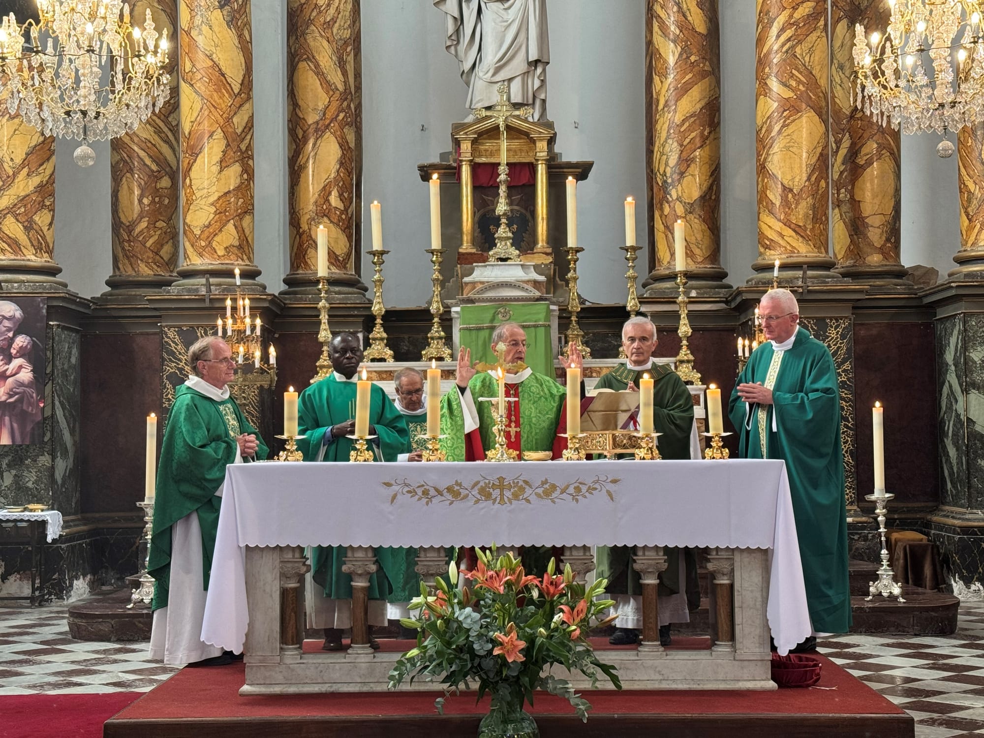Messe d’installation du Père Olivier SEGOND en l'Église Saint Pierre, à Céret