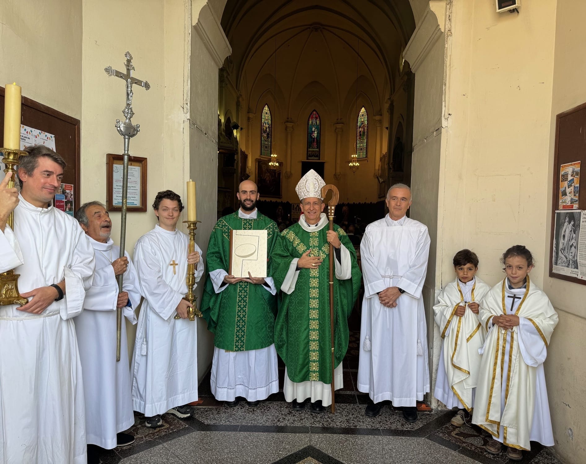 Dimanche 19 octobre - Installation du Père Stéphane Forbras et de l’abbé Vincent Benito à Port-Vendres