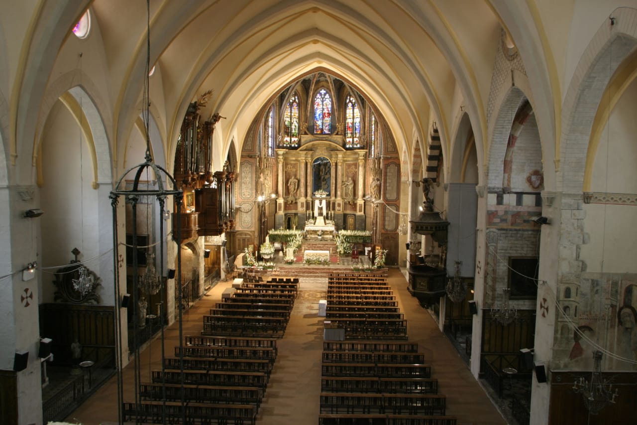 Mère Anne-Marie Antigó, à la chapelle de La Soledat, en l’église Notre-Dame La Réal