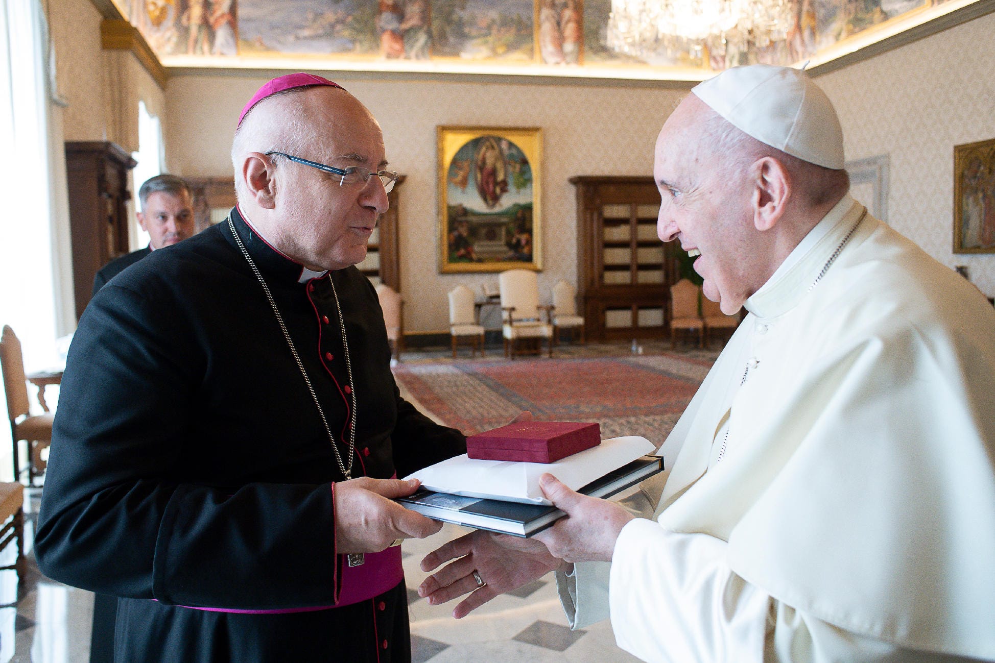 Monseigneur Turini a rencontré le Pape François à Rome
