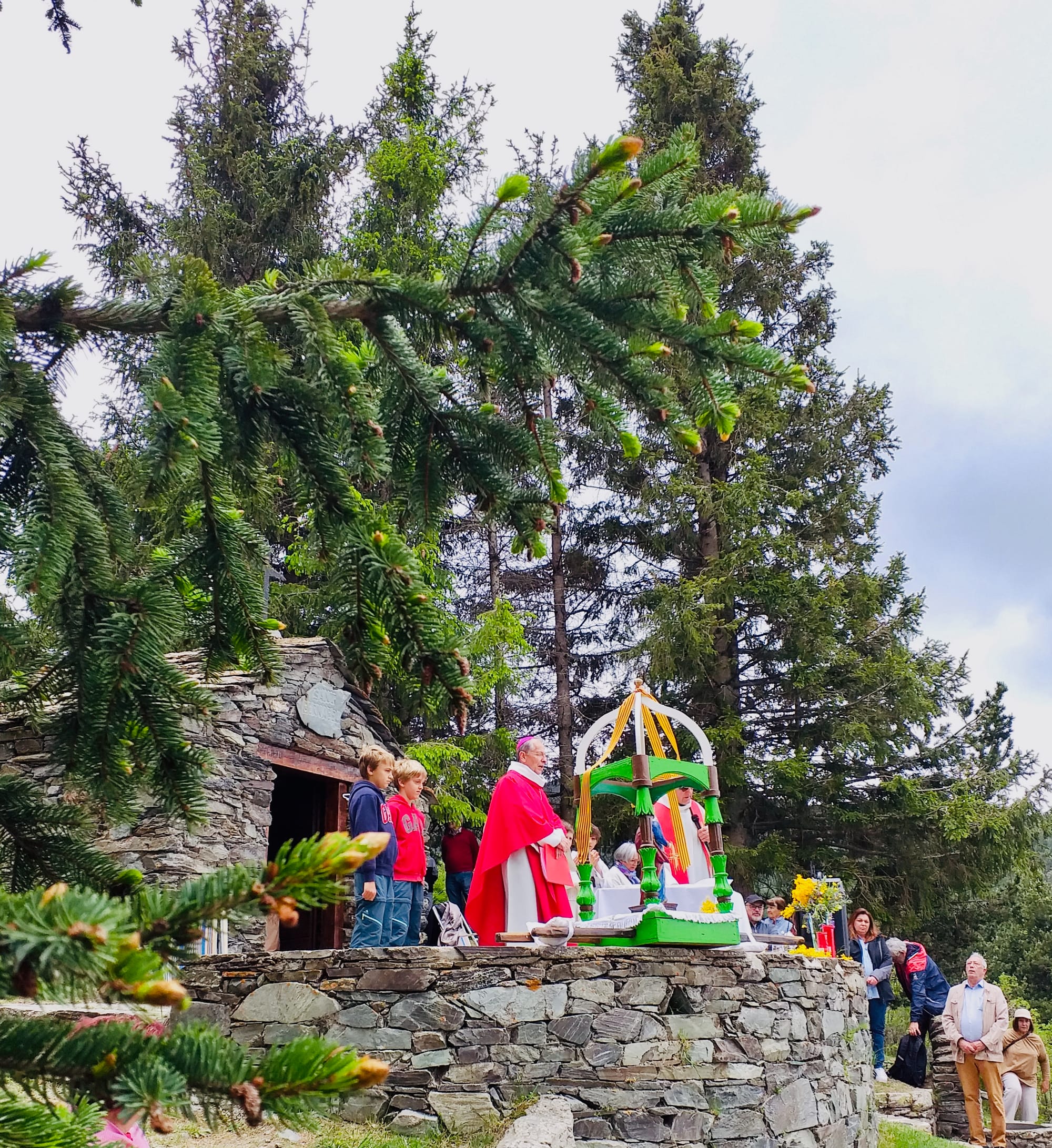 Visite pastorale en Cerdagne, le weekend dernier