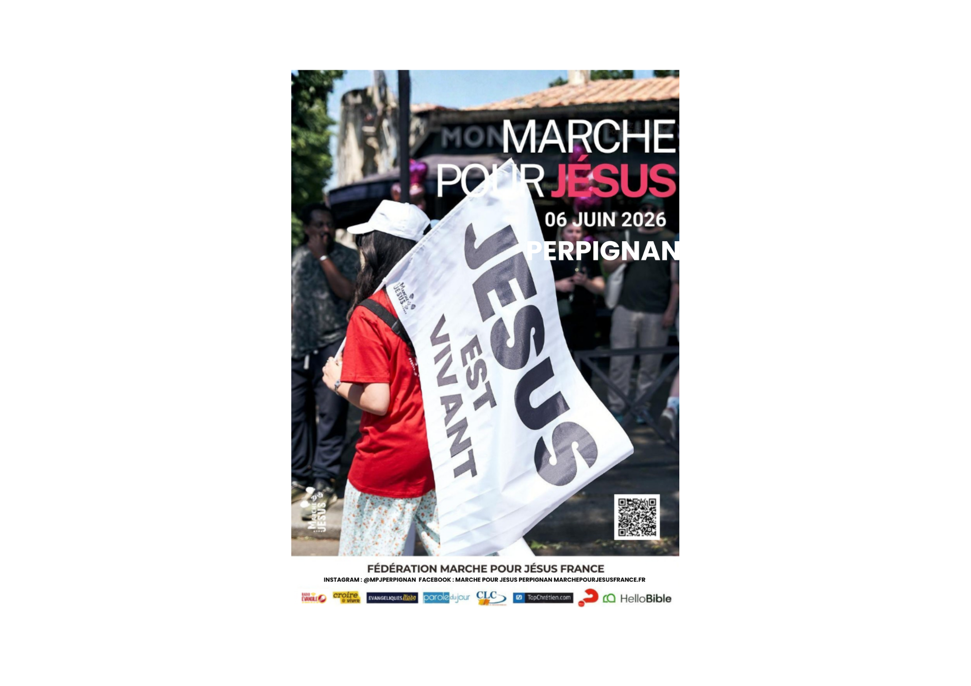 MARCHE POUR JESUS - 6 juin 2026 à Perpignan
