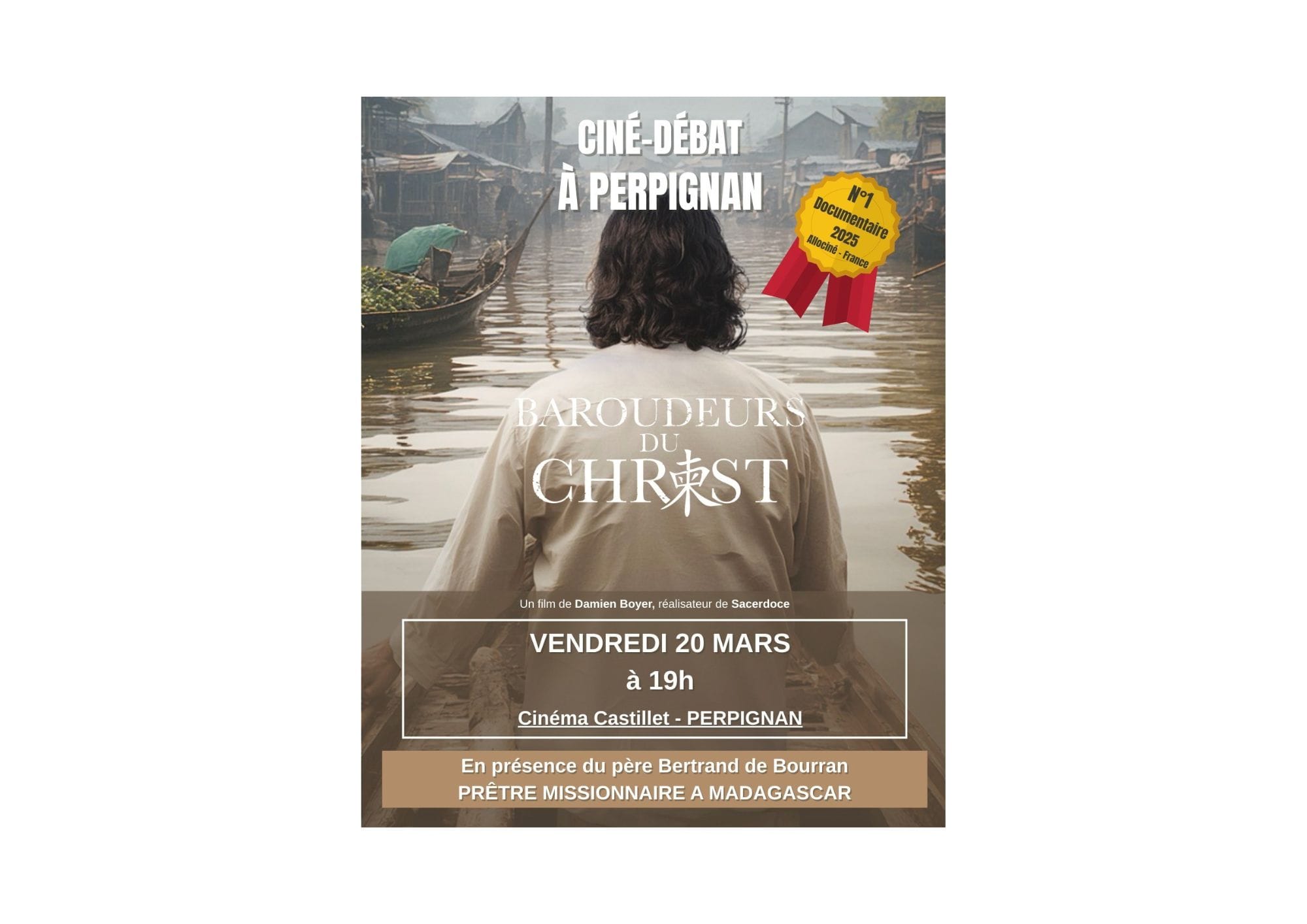 Ciné-Débat à Perpignan 20 mars 2026: Baroudeurs du Christ au Castillet