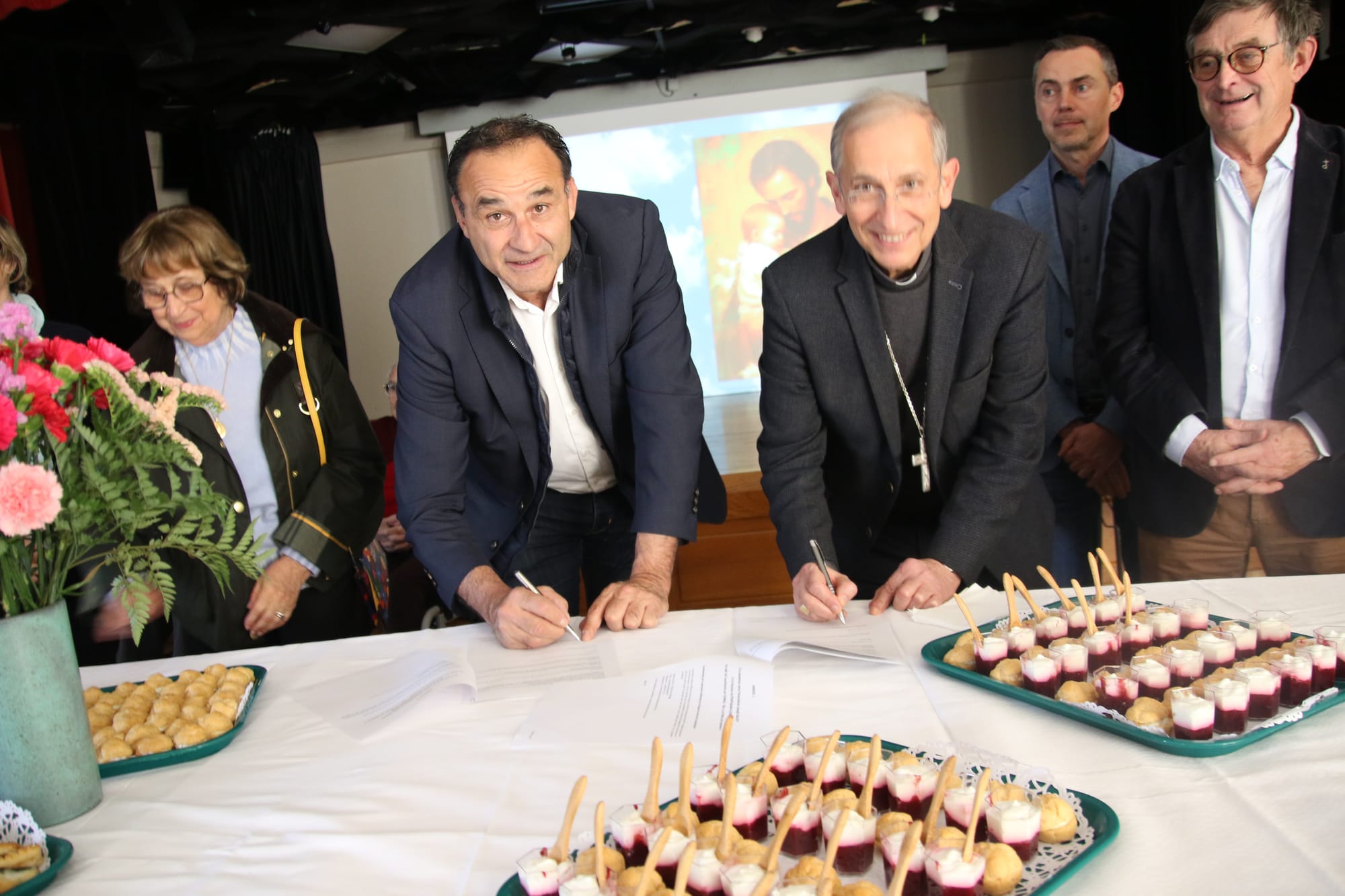 Retour sur la messe de la Saint Joseph à l’EHPAD Le Patio de Jeanne et la signature de la nouvelle convention